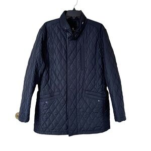 The Scotch House Black Quilted Jacket Size Large